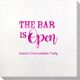 The Bar Is Open Bamboo Luxe Napkins Image 5 of 5